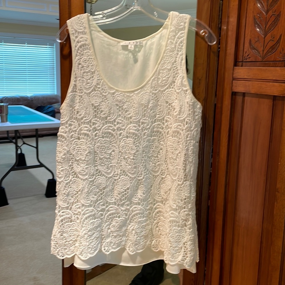 Bobbin Lace Top by Cabi